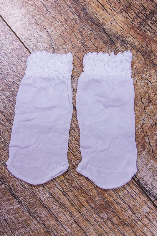 Капроновые носки для девочки с узором 1504