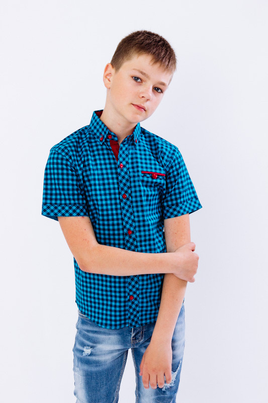 Рубашка для мальчика (короткий рукав) 281486