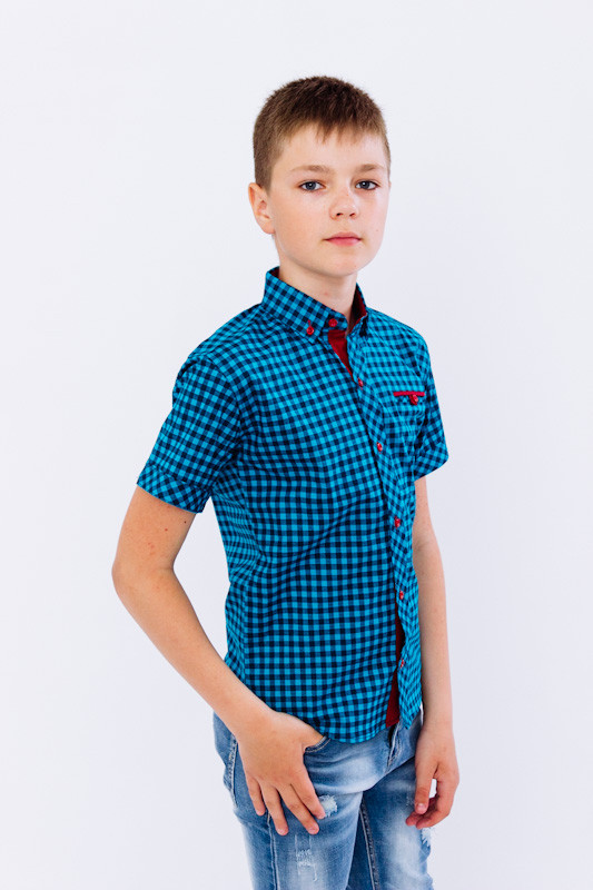 Рубашка для мальчика (короткий рукав) 281486