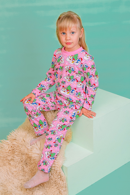 Пижама для девочки (теплая) 6076-024-5