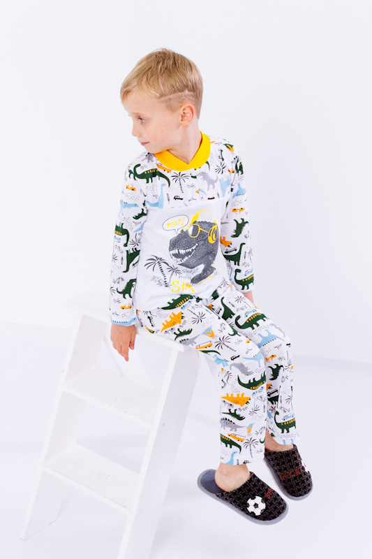 Пижама для мальчика на 2 кнопках 6077-002-33-4