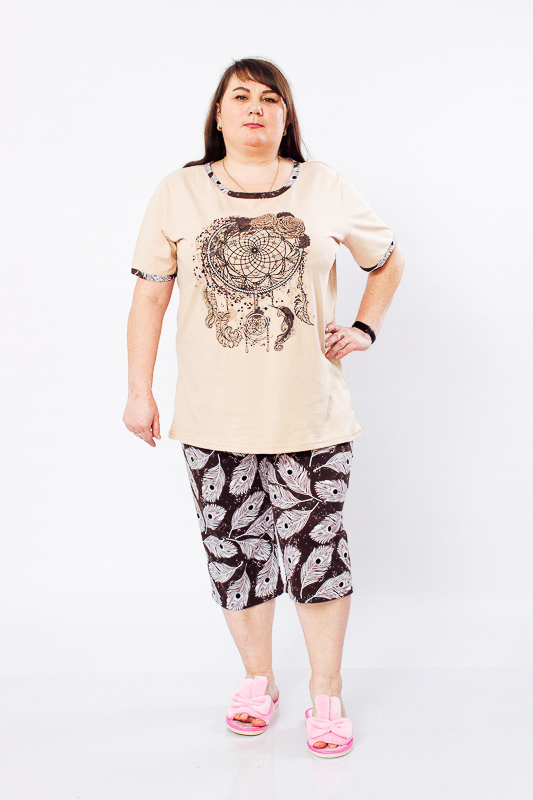 Комплект женский (футболка+бриджи) 8119-002-33