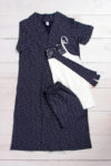 Комплект женский (халат+топ+шорты) 8074-002