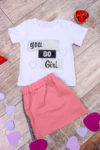 Комплект для девочки (юбка+футболка) 6193-057-33