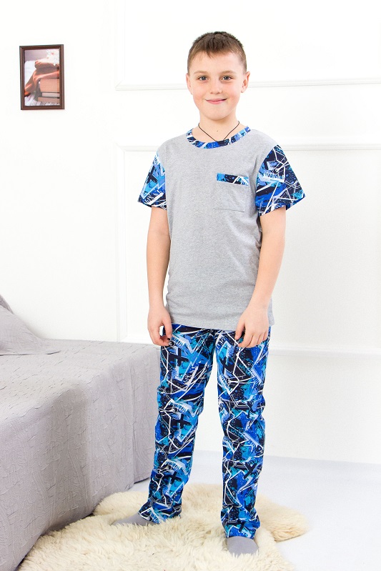 Пижама для мальчика (подростковая) 6076-002-1