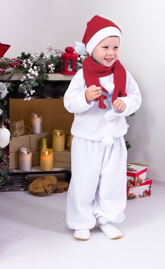 Новорічний костюм "Сніговик" p-464
