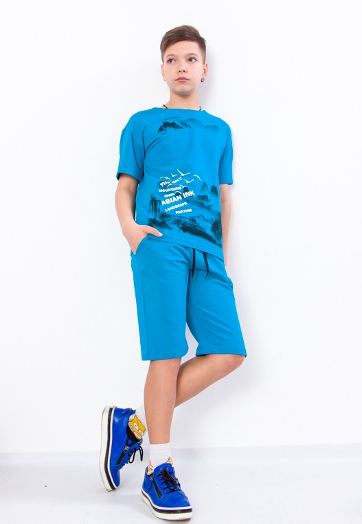 Комплект для хлопчика (футболка+бриджі) p-7915