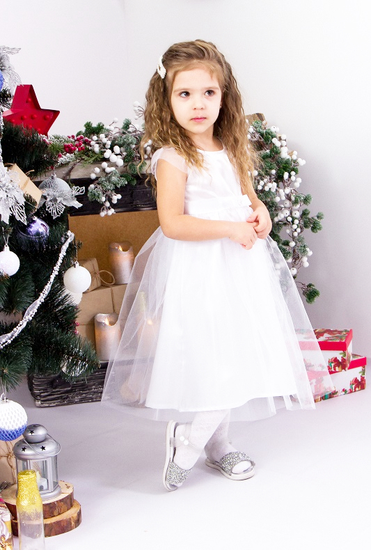Сукня новорічна "Сніжинка" p-3000