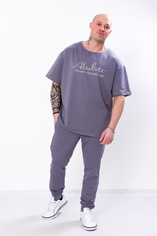 Комплект чоловічий (футболка+брюки) p-6604
