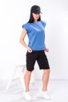Комплект жіночий (футболка+шорти) p-10496