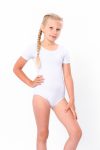 Спортивний купальник для дівчинки (з коротким рукавом) p-11614