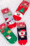 Шкарпетки дитячі (новорічні) зима p-9007