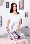Піжама жіноча (футболка+брюки) p-3941