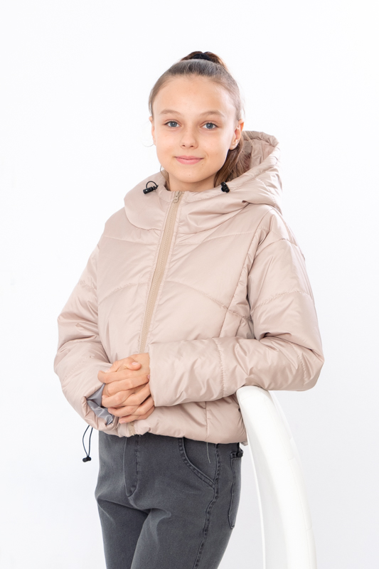 Куртка для дівчинки юніор (укорочена) демісезон p-13502